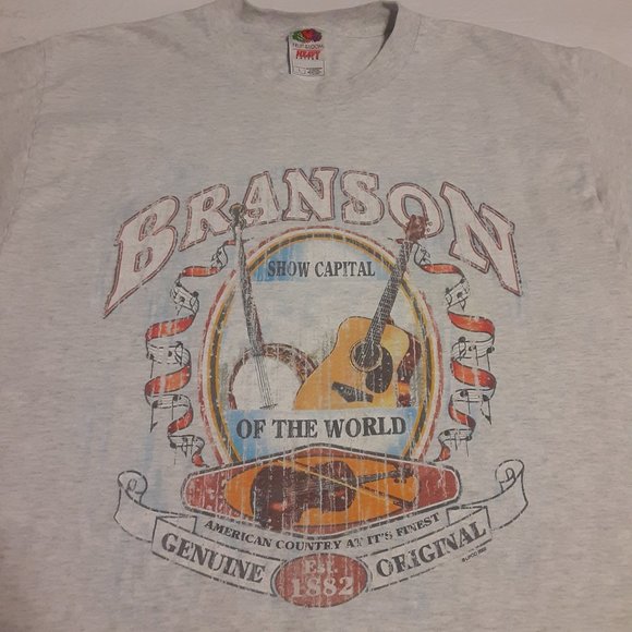 VTG Branson Missouri SS Women's T Shirt Fruit of the Loom Tag Size L - Picture 1 of 8
